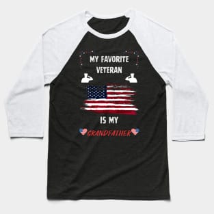 veteran grandfather Baseball T-Shirt